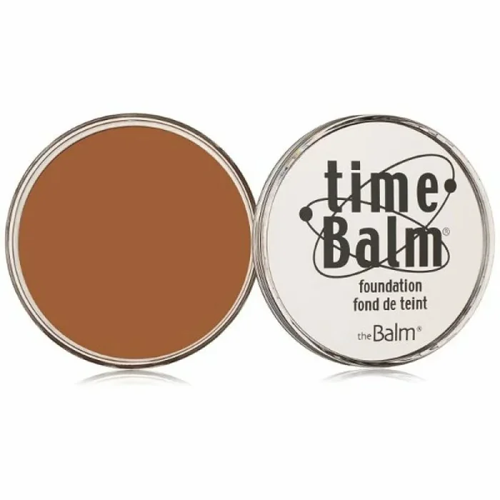 theBalm WLP-15619 timeBalm Foundation 21,3 g – Base de Maquillaje en Crema Jarra Dark para Mujeres | Acabado Natural y Duradero | EAN 681619800795