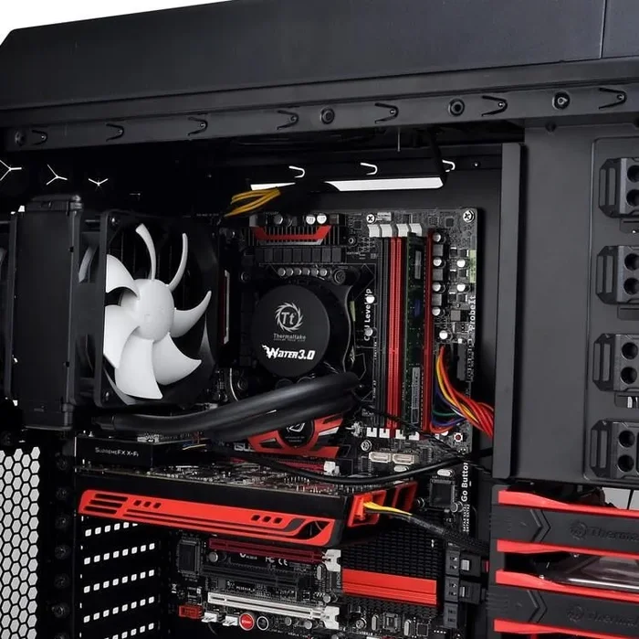 Thermaltake Water 3.0 Performer C Procesador Sistema de refrigeración líquida todo en uno 12 cm Negro, Blanco