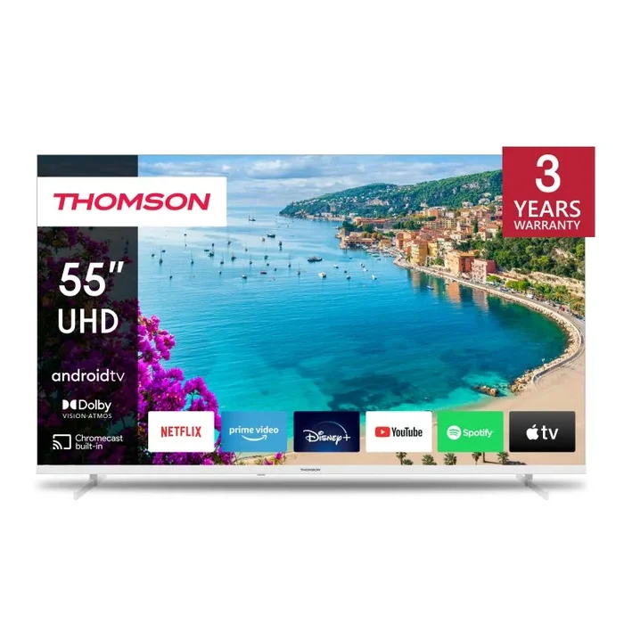 Thomson 55UA5S13W Televisor 139,7 cm (55″) 4K Ultra HD Smart TV Wifi Blanco