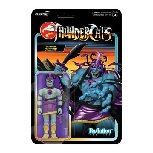 Thundercats figura reaction wave 06 mumm-ra (evil mutant) 10 cm
