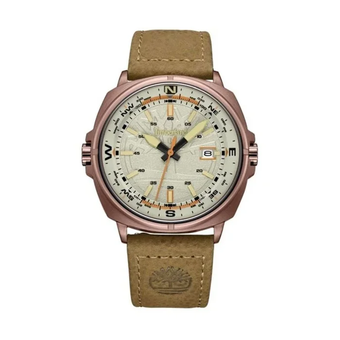 Timberland Reloj Analógico para Unisex-Adulto de Cuarzo con Correa en Cuero TDWGB2230802