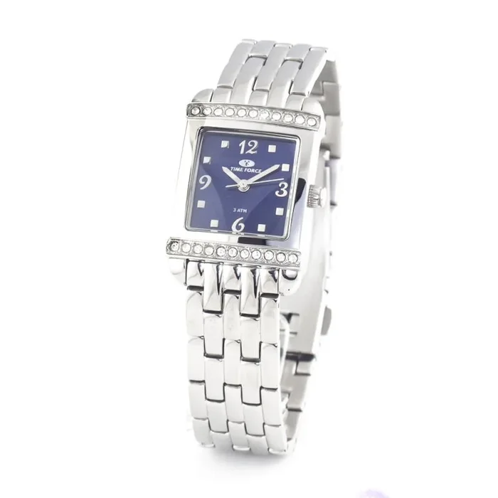 TIME FORCE Reloj Analógico para Mujer de Cuarzo con Correa en Acero Inoxidable TF2067L-03M