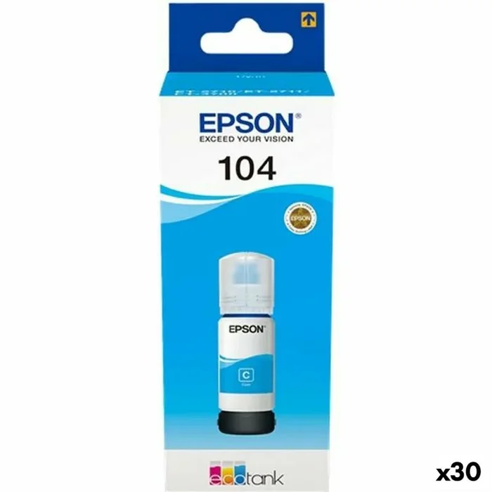 Tinta de recarga epson nº 104 cian