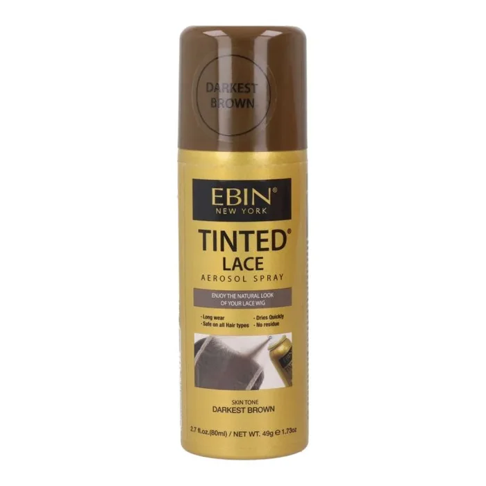 Tinte para peluca ebin new york darkest brown 80 ml