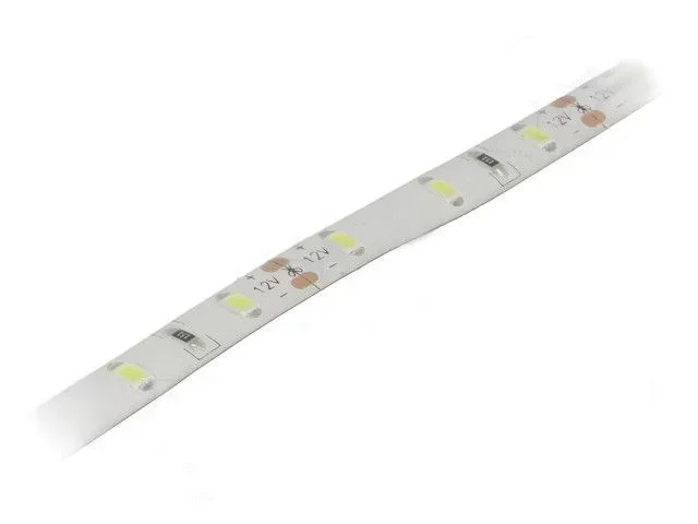 Tira LED 5mts 3528 12V 24W 60Led IP61 Blanco Frio