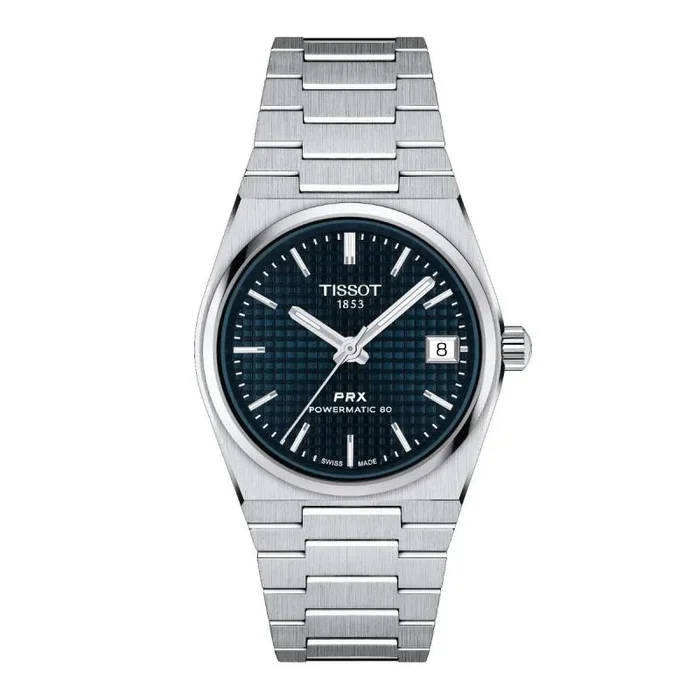 Tissot PRX Powermatic 80 blue 35 mm T137.207.11.041.00 316L steel women’s watch