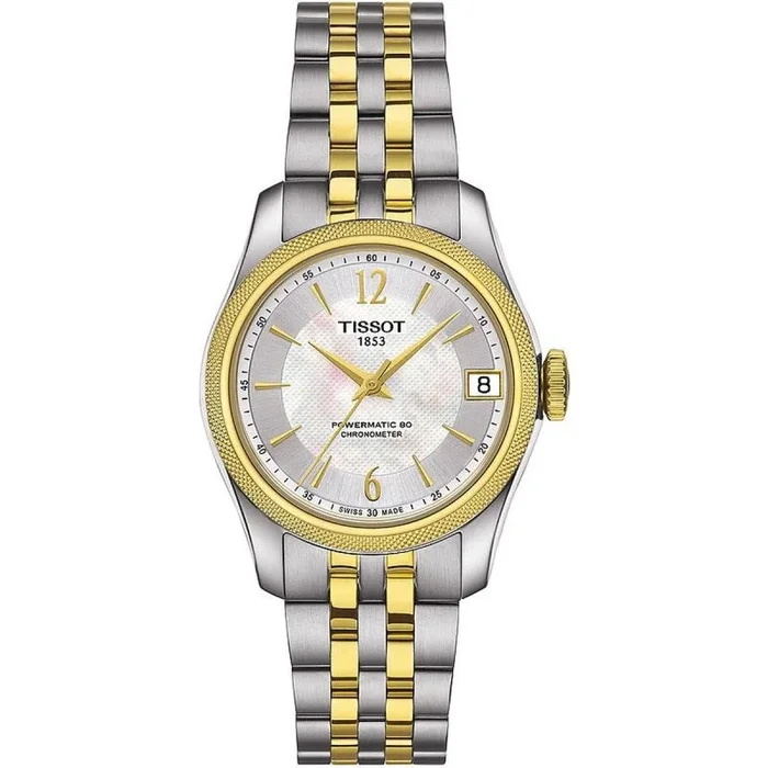 Tissot Reloj Analógico para Mujeres de Suizo automático con Correa en Acero Inoxidable T1082082211700