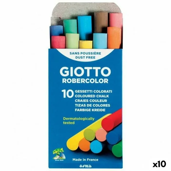 Tizas Giotto Multicolor 10 Unidades – Marca: Giotto – EAN: 8000825022340
