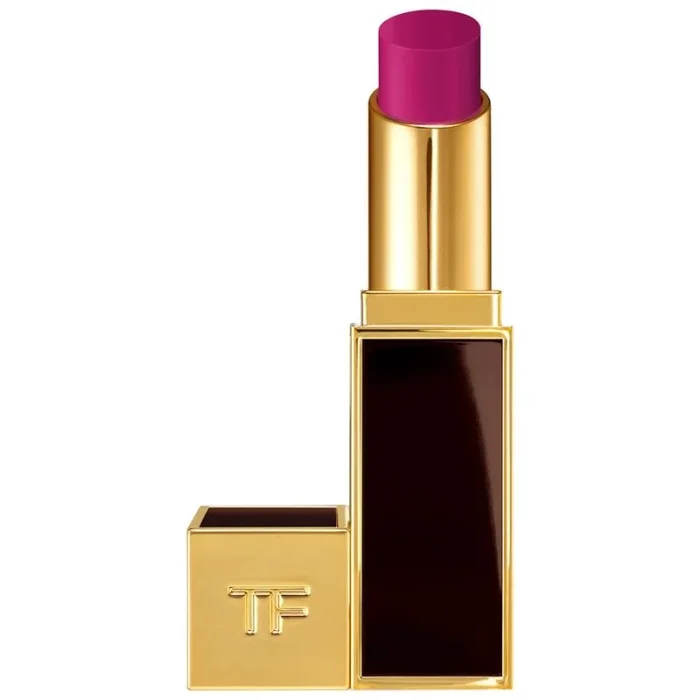 Tom Ford Satin Matte Cream Lipstick, barra de labios de 3.3 g, tono 14 1# Crush, acabado satinado, con extracto de soja y manteca de murumuru, para labios voluminosos