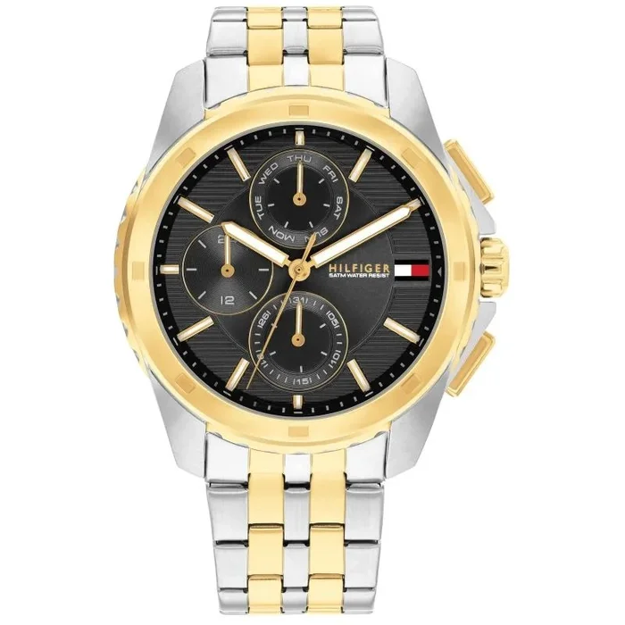 TOMMY HILFIGER Reloj Analógico para Hombres de Cuarzo con Correa en Acero Inoxidable 1710621