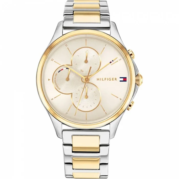 Tommy Hilfiger Reloj Analógico para Mujer de Cuarzo con Correa en Acero Inoxidable 01782264
