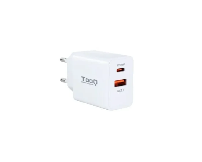 TooQ TQWC-2SC04WT cargador de dispositivo móvil Universal Blanco Corriente alterna Carga rápida Interior