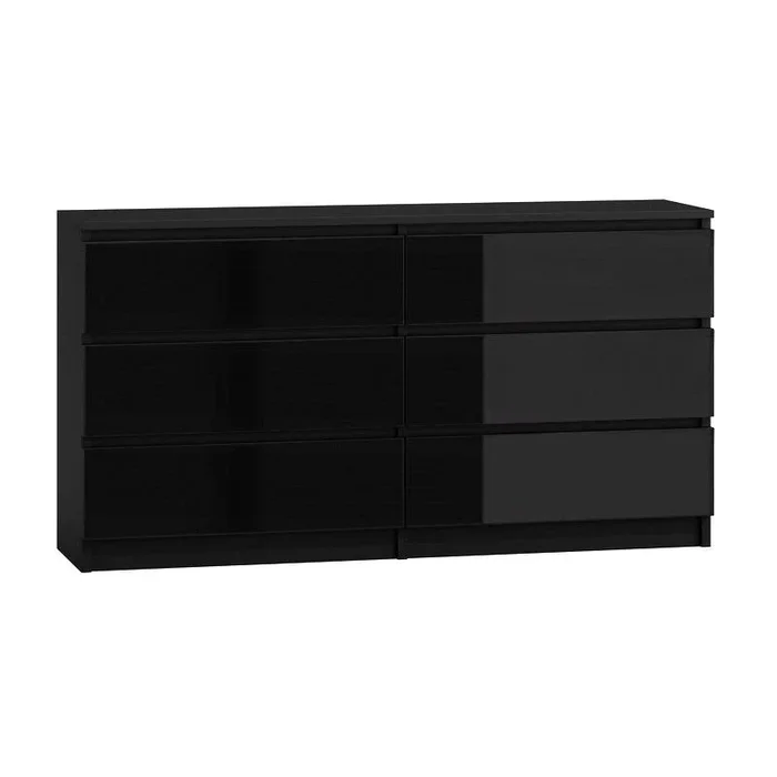 Topeshop M6 140 CZERŃ P cómoda