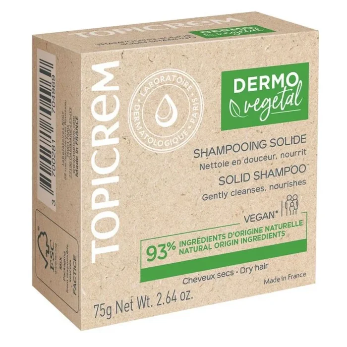 Topicrem dermo vegetal solid shampoo 75 g
