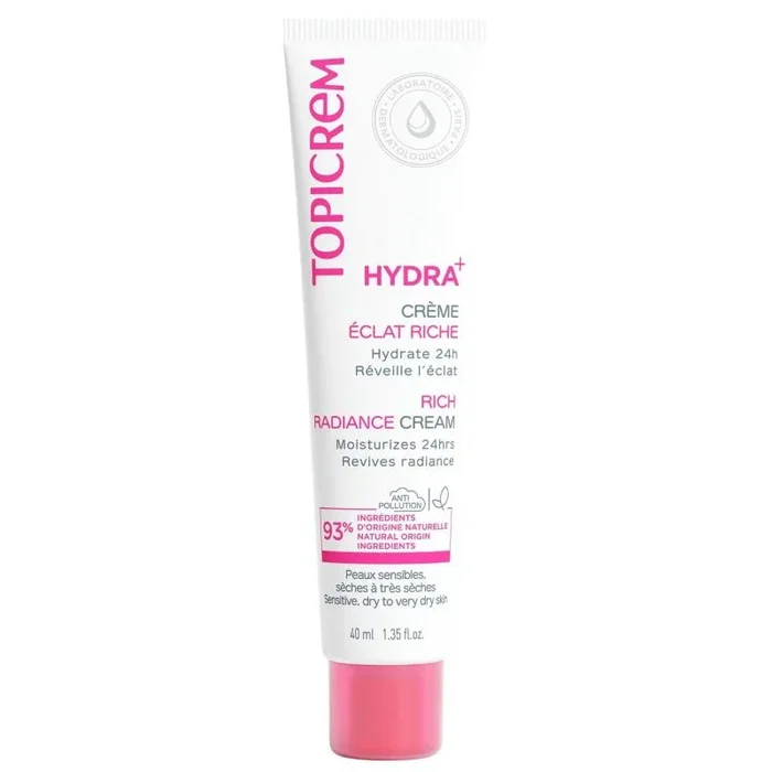 Topicrem HYDRA+ Rich Radiance Moisturising Cream 40 ml