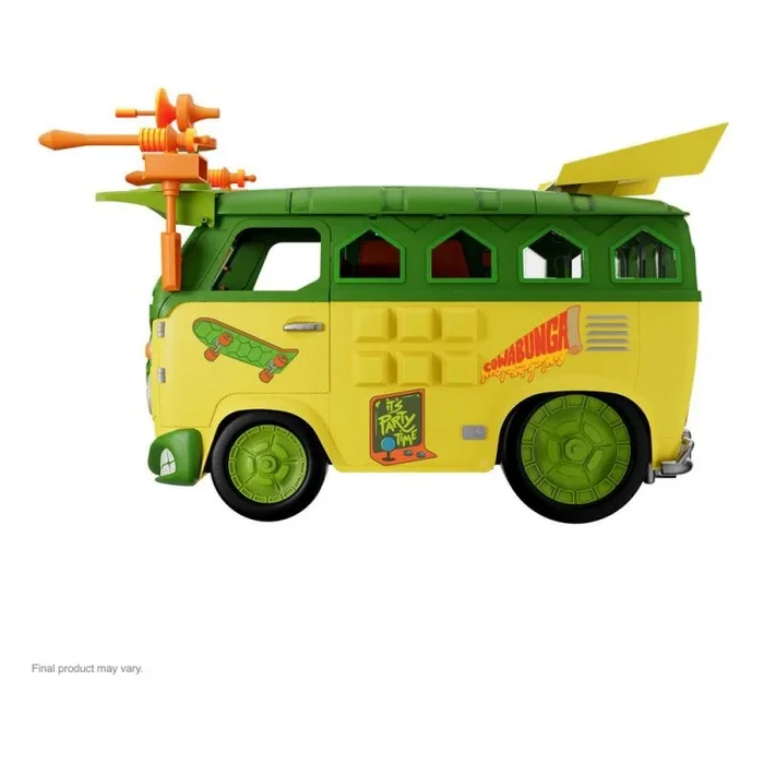 Tortugas ninja vehículo ultimates party wagon 51 x 35 cm