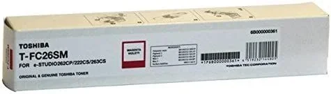 Toshiba toner magenta e-studio264cs/263cs/224cs/222cs/263cp/262cp duracion 2000 paginas