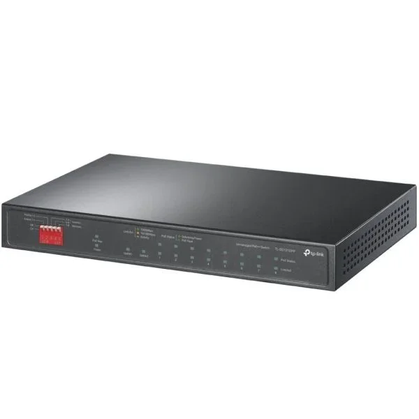 TP-Link TL-SG1210PP switch No administrado Gigabit Ethernet (10/100/1000) Energía sobre Ethernet (PoE) Negro