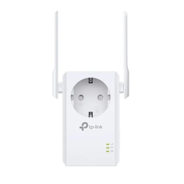 TP-Link TL-WA860RE – Repetidor de red Wifi extensor amplificador de cobertura (Puerto Ethernet, 10/100 mbps, con enchufe, 300 Mbps, 2 antenas), Color Blanco