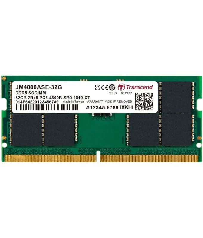 Transcend JetMemory JM4800ASE-32G módulo de memoria 32 GB 1 x 32 GB DDR5 4800 MHz
