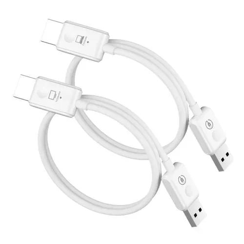 Transmisor y Receptor HDMI Inalámbrico CS6 TX + RX 1080P (Blanco)