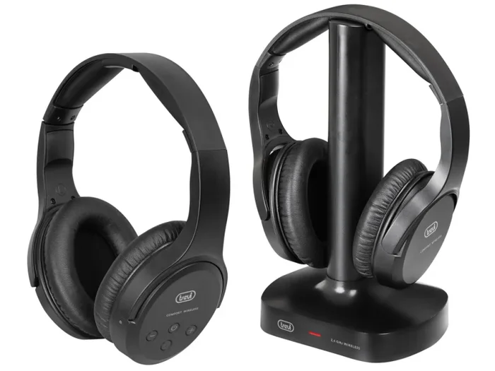 Trevi FRS 1580 TW Auriculares Inalámbrico y alámbrico Diadema TV Negro