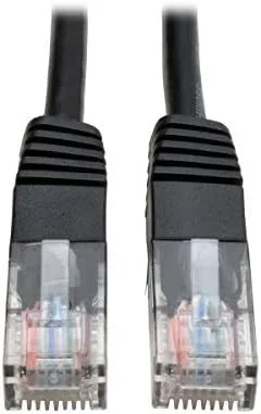 Tripp Lite N002-001-WH Cable Ethernet (UTP) Patch Moldeado Cat5e 350 MHz (RJ45 M/M) – Blanco, 30.5 cm 1 pie