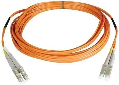 Tripp Lite N320-001 cable de fibra optica 0,3 m 2x LC OFNR Gris, Naranja