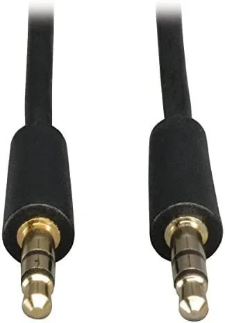 Tripp Lite P312-012 Cable de Audio Mini Estéreo de 3.5 mm para Microfonos, Bocinas y Audifonos (M/M), 3.66 m 12 pies