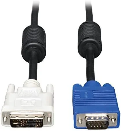 Tripp Lite P556-010 Cable para Monitor DVI a VGA, Cable de Alta Resolución con RGB Coaxial (DVI-A a HD15 M/M), 3.05 m 10 pies