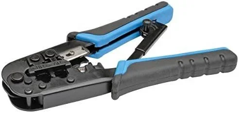 Tripp Lite T100-001 Herramienta de Compresión y Corte RJ11/RJ12/RJ45 con Pelador de Cables