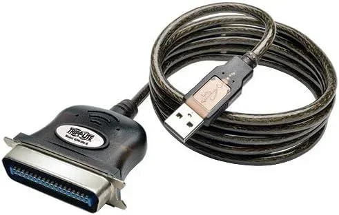 Tripp Lite U206-006-R Cable USB a Impresora con Puerto Paralelo (USB-A a Centronics 36 M/M) 1.83 m 6 pies