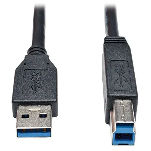Tripp Lite U322-003-BK Cable para Dispositivo USB 3.0 SuperSpeed (AB M/M), Negro, 0.91 m 3 pies