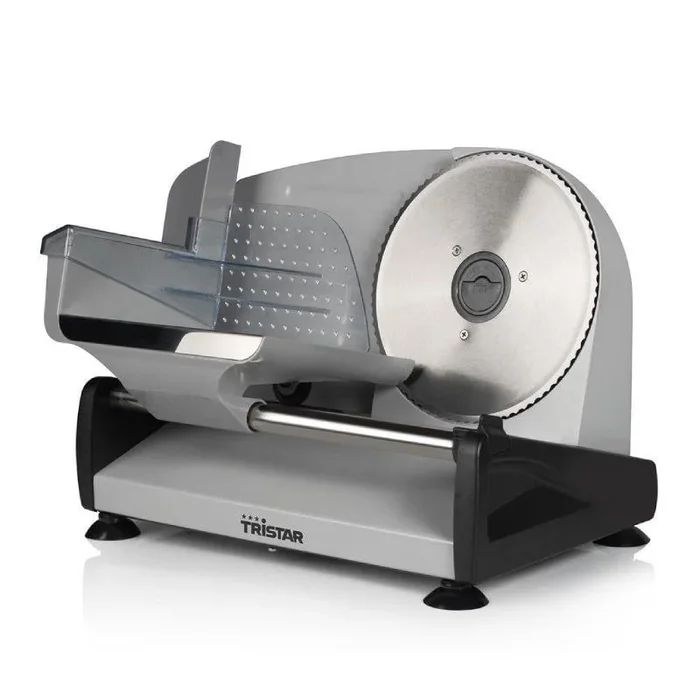 Tristar EM-2099 Cortafiambres – Grosor de corte hasta 1,5 cm, cuchilla de 19 cm, 150 W