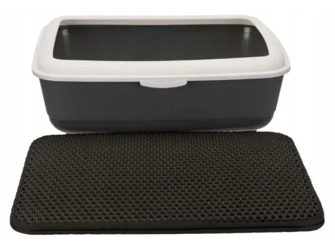 TRIXIE 40363 alfombrilla para bandeja higiénica de gato Rectangular Negro