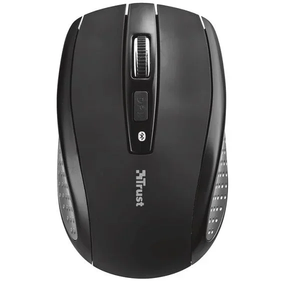 Trust Siano – Ratón inalámbrico Bluetooth, Negro y Gris