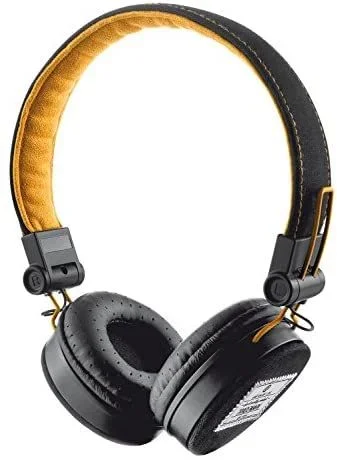 Trust Urban Fyber – Auriculares de diadema cerrados, negro y naranja