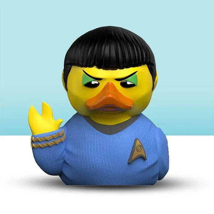 TUBBZ Mini Spock Figura Coleccionable de Pato de Goma de Vinilo – Producto Oficial de Star Trek – TV de Ciencia ficción, películas y Videojuegos