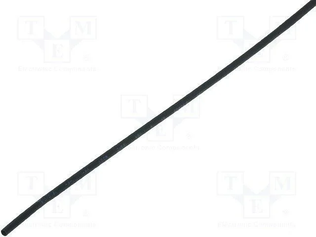 Tubo Termorretráctil 1,2mm NEGRO 1m