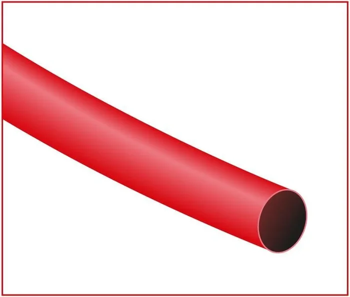 Tubo Termorretráctil 6,4mm ROJO 1m