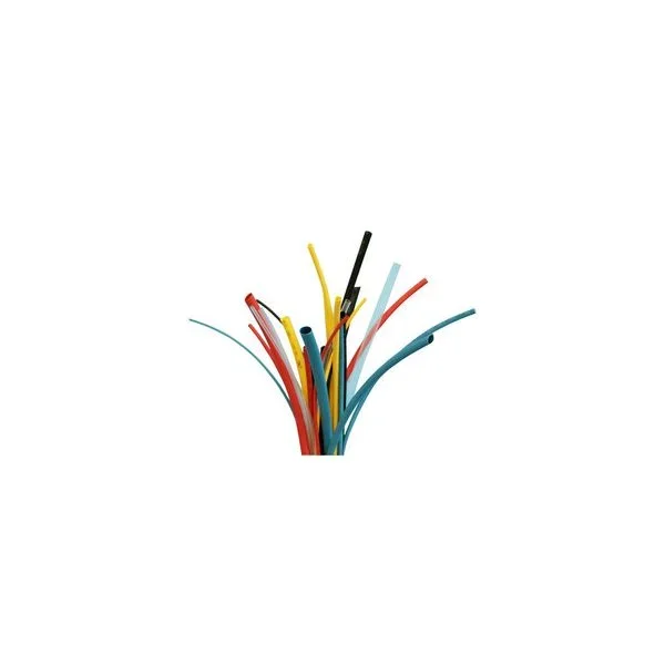 Tubo termorretráctil de poliolefina, de llama retardada, flexible, color blanco, Electro DH, 40.000/3.2/B, 8430552152926