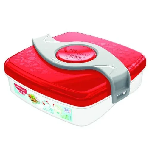 Tupper snack picnik en color rojo 520 ml. maped