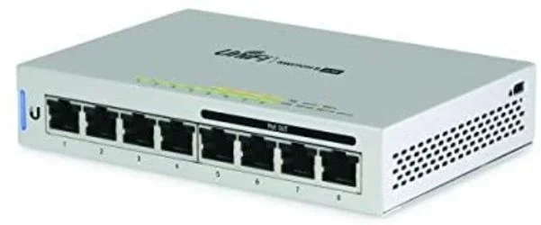 UBIQUITI Switch PoE 8 Puertos GIGABIT 60W