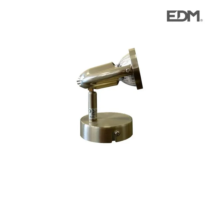 *ult.unidades* foco halogeno 1 elemento color oro viejo gu-10 modelo planet edm