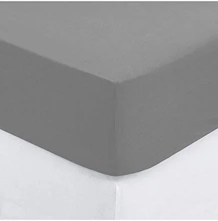 Ult. unidades sabana ajustable color gris 160x200cm