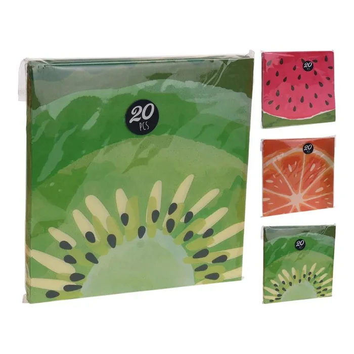 *ult.unidades* set 20 servilletas de papel 33x33cm modelos surtidos