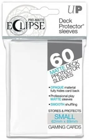 Ultra Pro- Pro-Matte Eclipse – (60 Fundas), Color Blanco (E-85268)