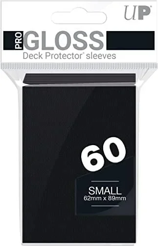 Ultra Pro Protectores de cubierta sólidos, tamaño pequeño, color negro