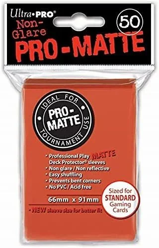 Ultra Pro Sleeves Pro-Matte D12 Card Game (Peach)