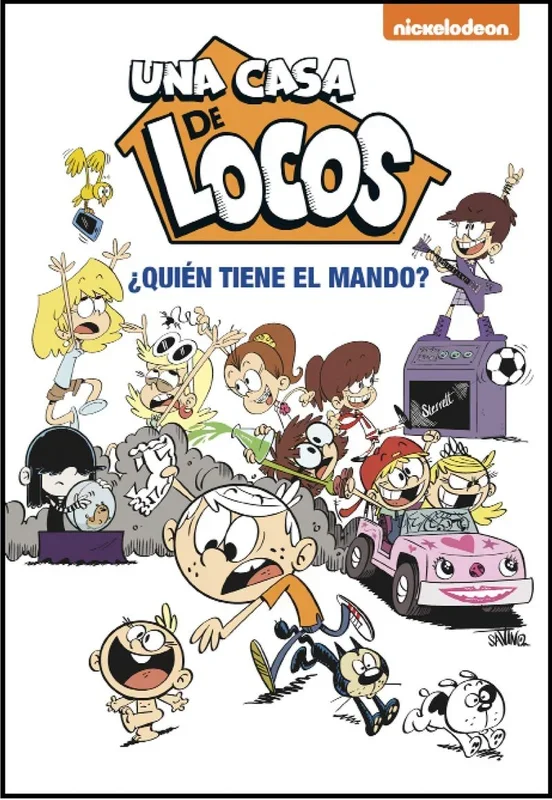 Una casa de locos. Cómic 1 – ¿Quién tiene el mando? (Nickelodeon)